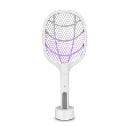 Mosquito Electric Flies Swatter Killer With UV Light USB Rechargeable LED Lamp Summer Mosquito Trap Racket Anti Insect Swatter