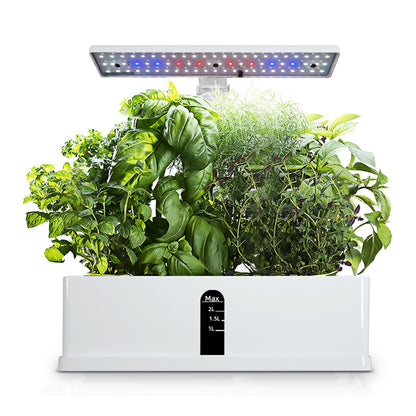 Garden Hydroponics Growing System Indoor Herb Garden Kit Automatic Timing  LED Grow Lights Smart Water Pump for Home Flower Pots