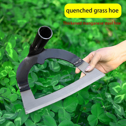 Steel Hardened Hollow Hoe Handheld Soil Weeding Rake Farm Weeding Tool Accessories Vegetable Planting Garden Tools Agricult D4V3