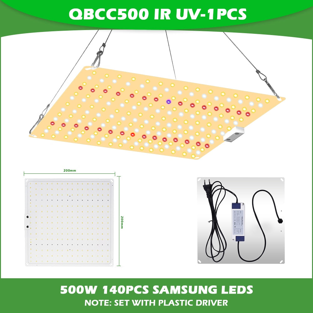 Full Spectrum 600W Grow Lamp For Plants High PPFD Uv Light Plants 2x3FT Tent For Seedling, Veg and Blooming